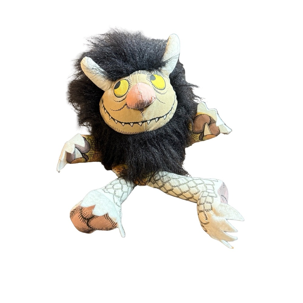 Vintage 1980 Where the Wild Things Are Moishe Plush‎ Hand Puppet 13" Sedak Toy